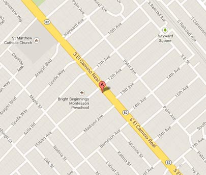 Gau Poang Restaurant Location GauPoangMap405x343
